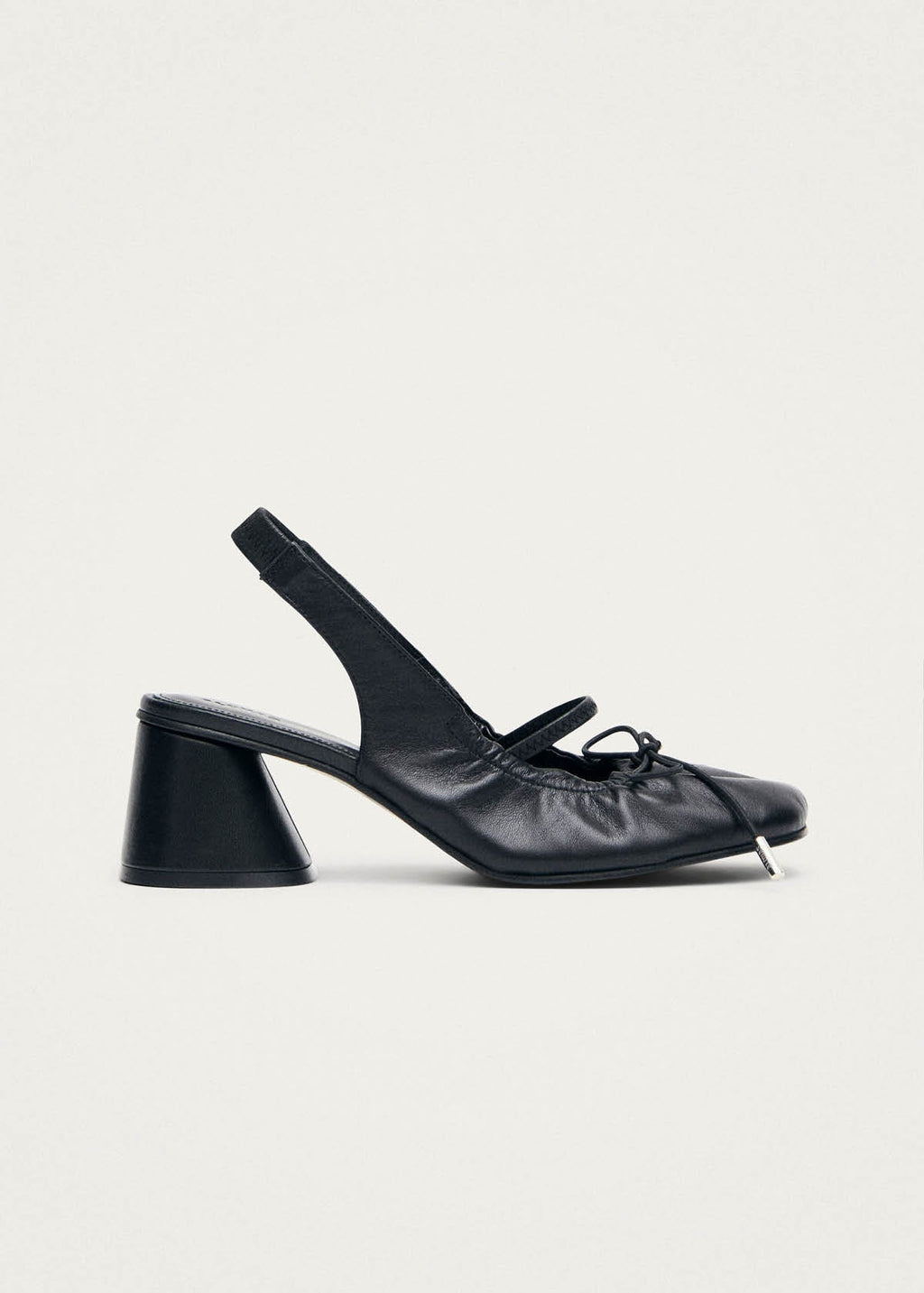 Marly Black Leather Pumps