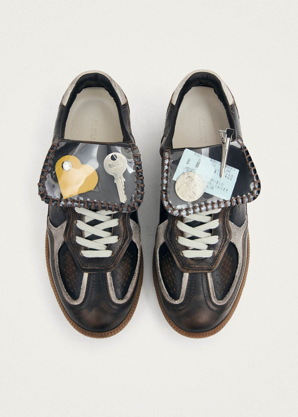 Tb.490 Club Vinyl Vintage Effect Brown Leather Sneakers