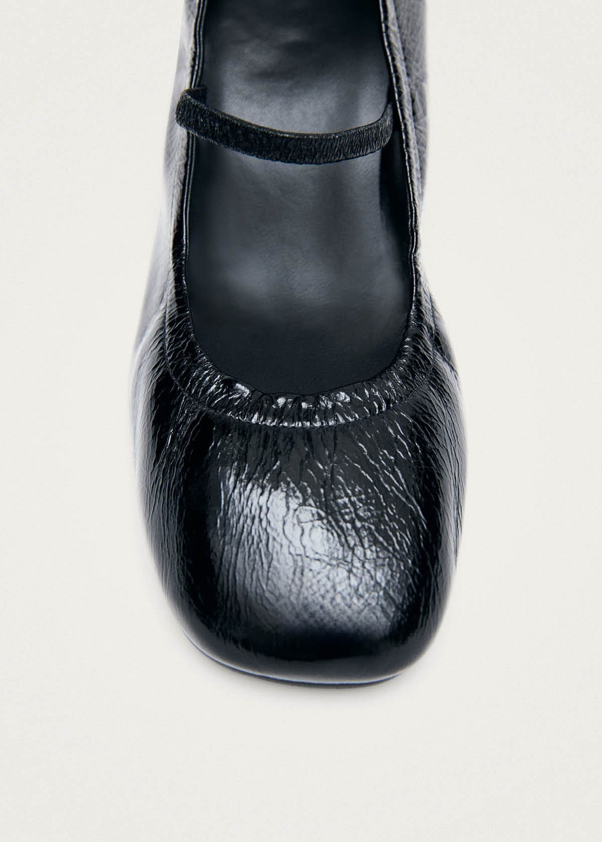 Rhiane Patent Black Leather Pumps