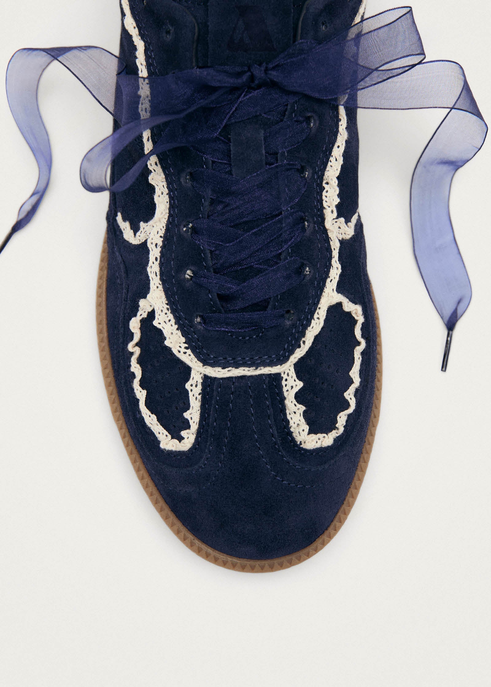 Tb.490 Crochet Navy Leather Sneakers