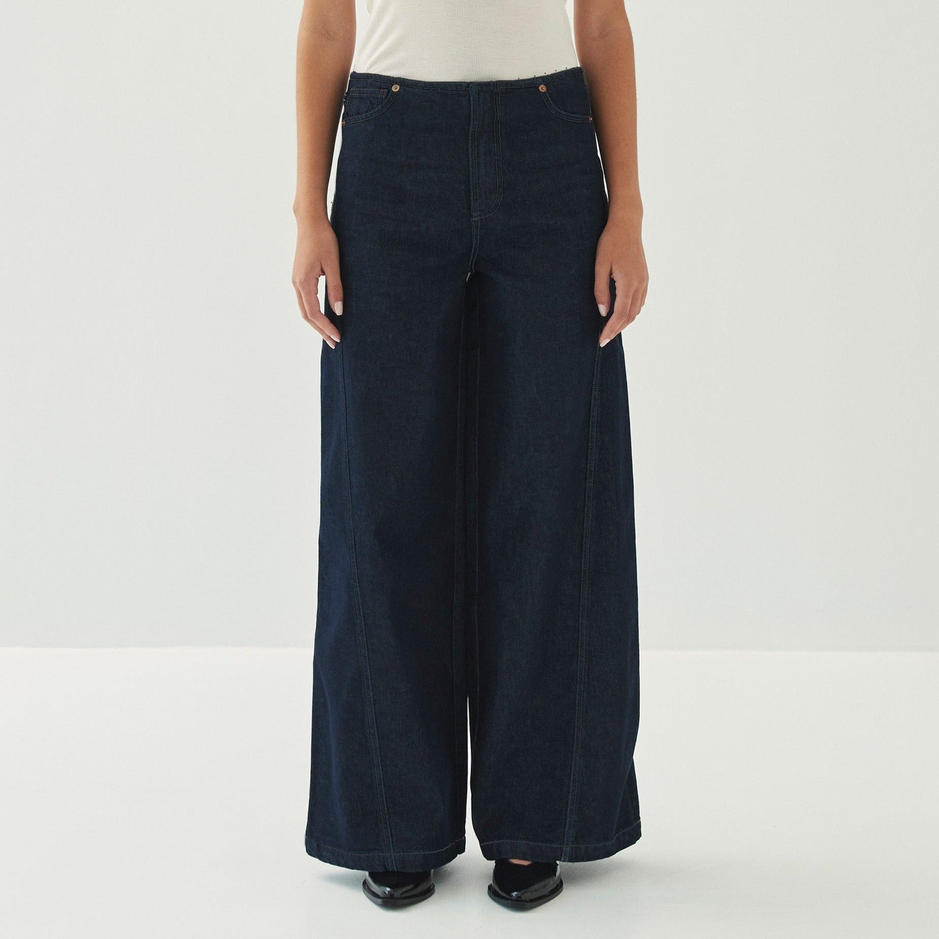Magda Indigo Denim Trousers