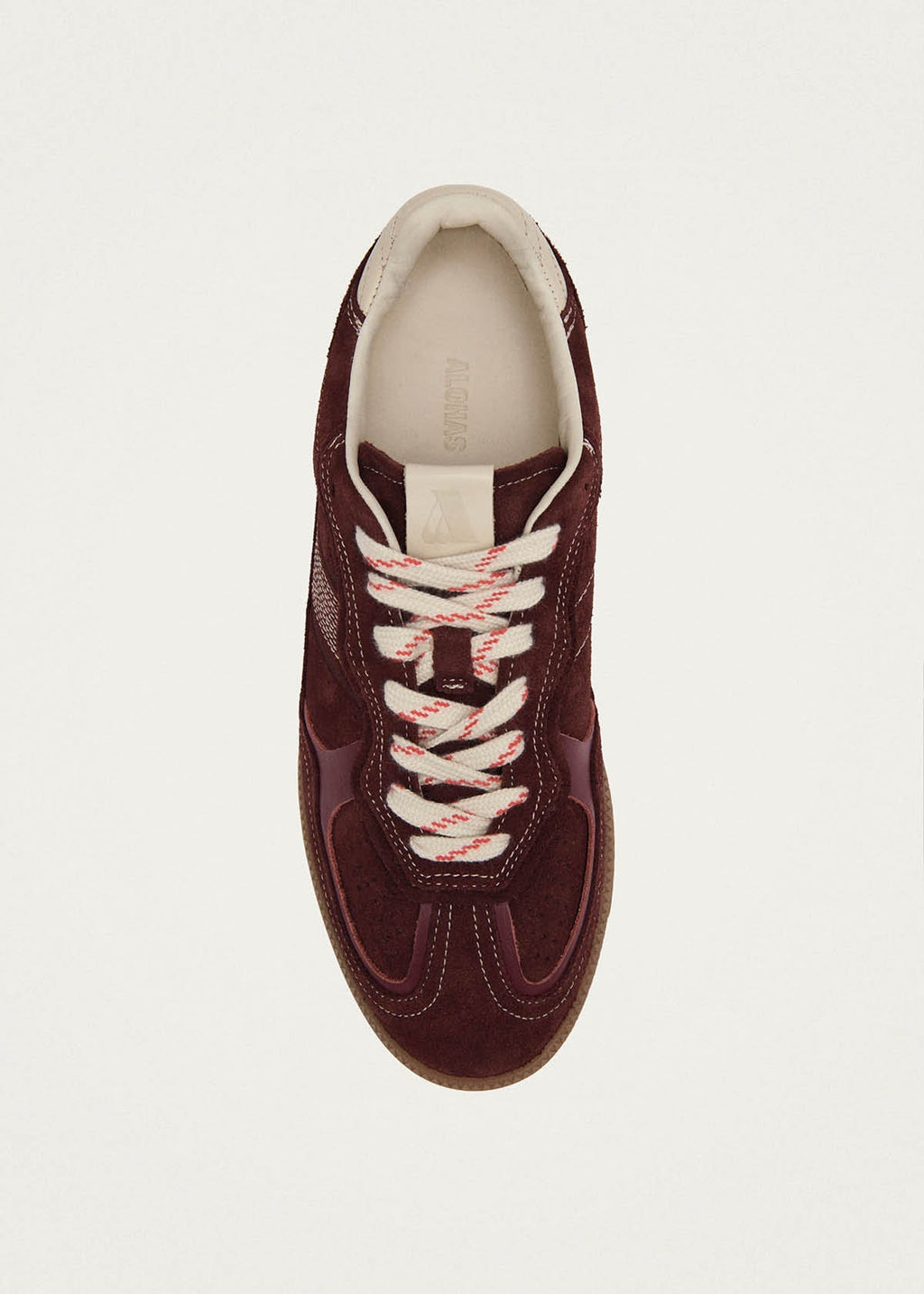 Tb.490 Rife Burgundy Cream Leather Sneakers