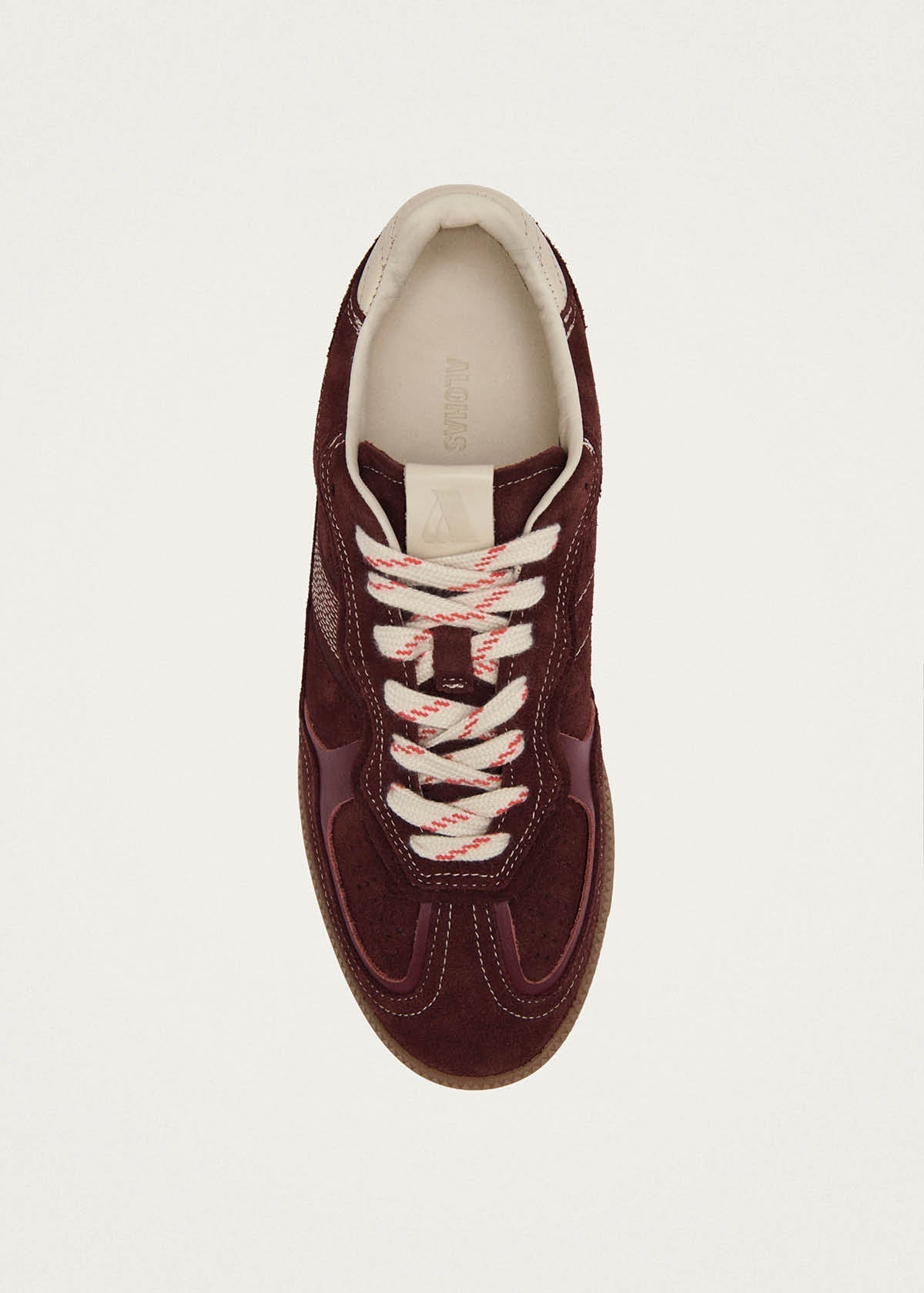 Tb.490 Rife Burgundy Cream Leather Sneakers