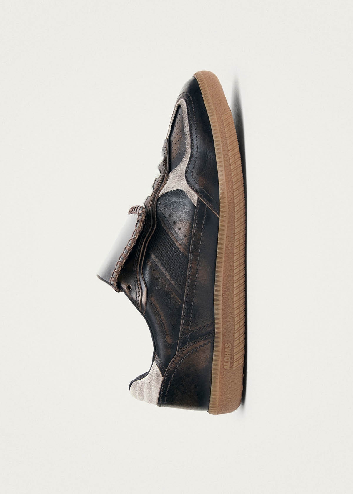 Tb.490 Club Vinyl Vintage Effect Brown Leather Sneakers