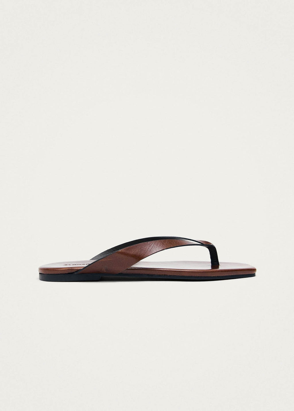 Ola Rift Brown Leather Sandals