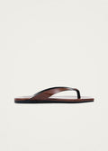 Ola Rift Brown Leather Sandals
