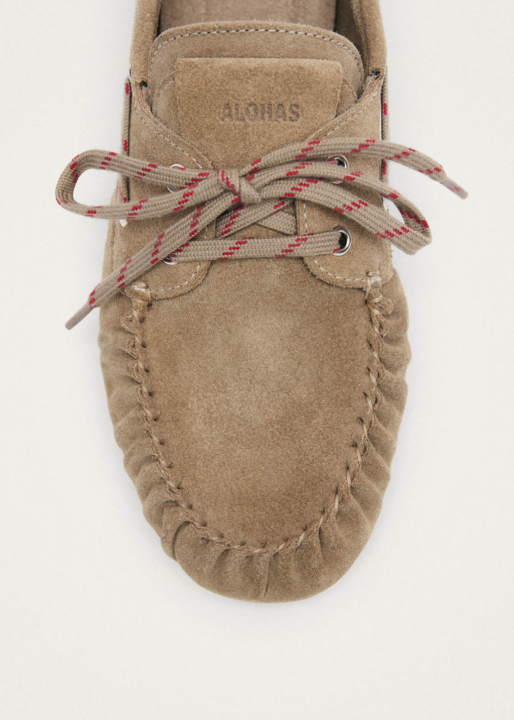 Rowan Sporty Suede Beige Leather Loafers