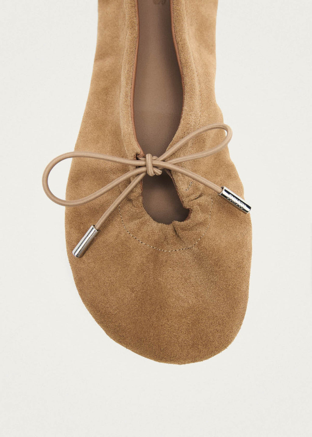 Rosalind Barefoot Suede Sand Leather Ballet Flats