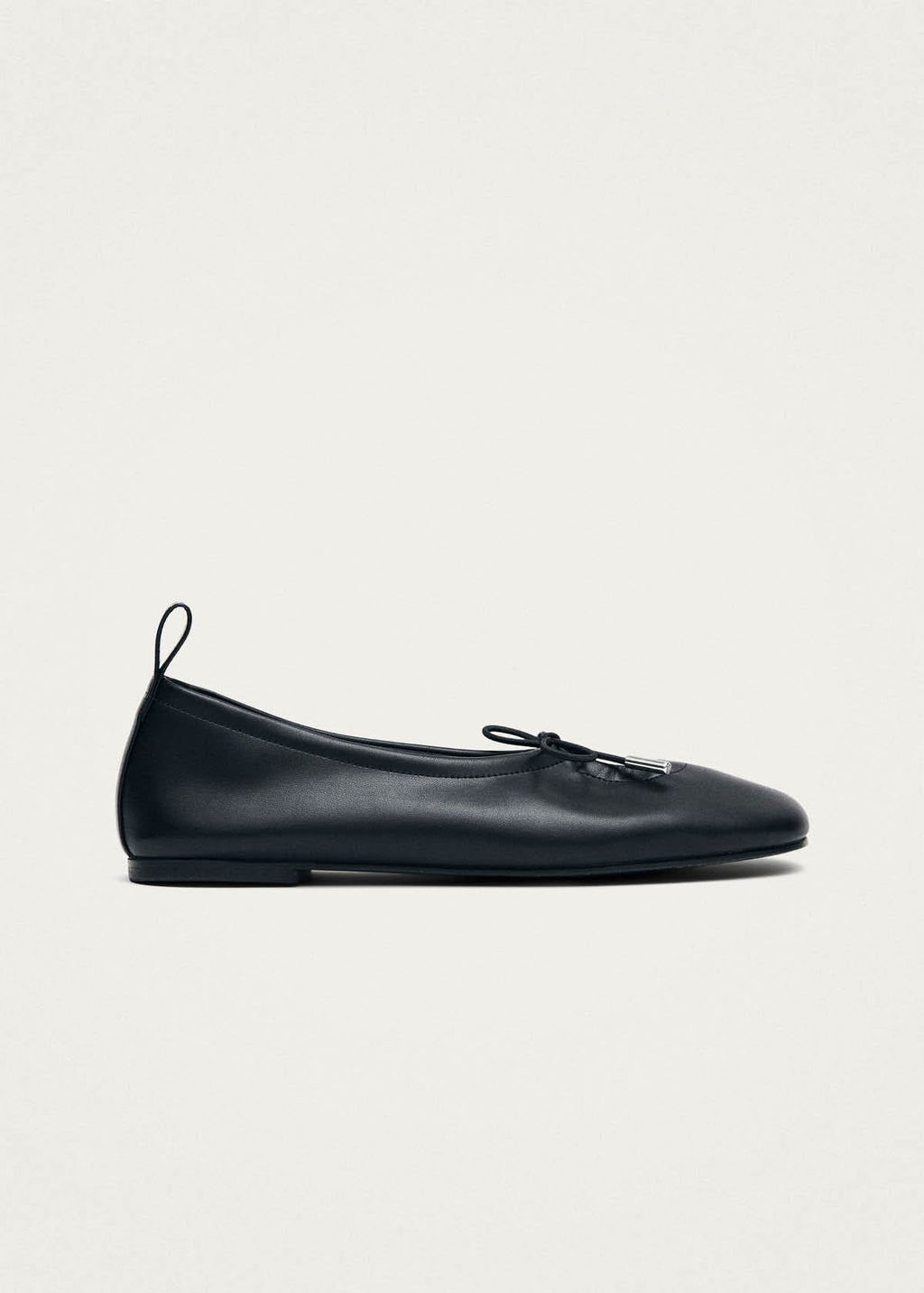 Rosalind Black Vegan Leather Ballet Flats