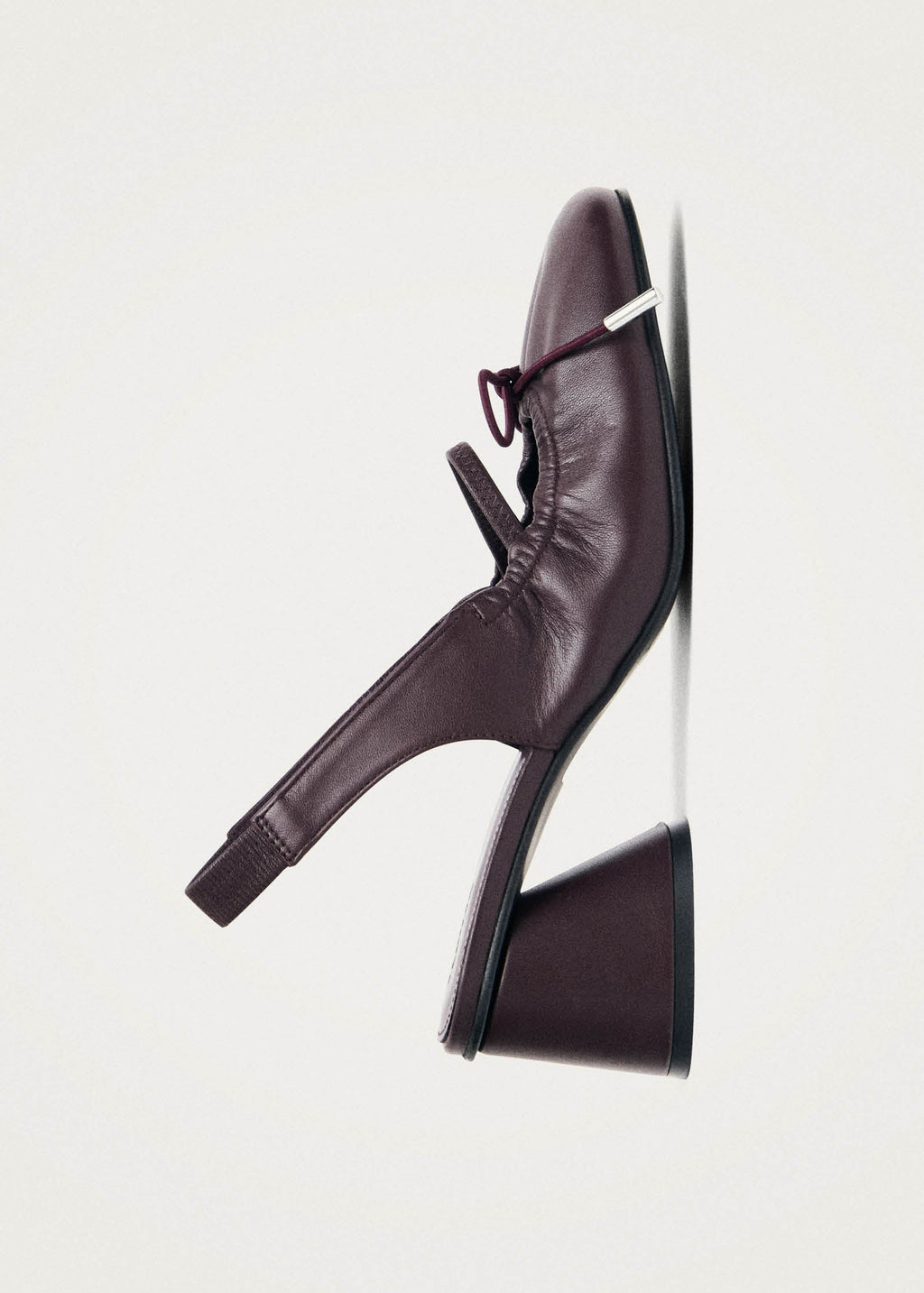 Marly Burgundy Leather Pumps