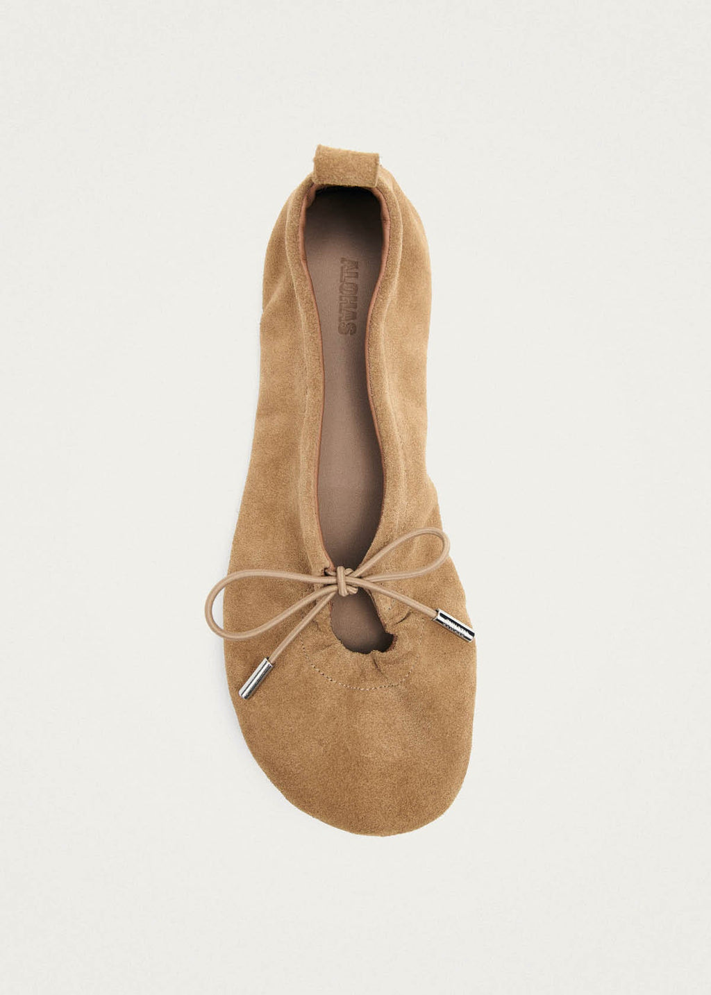 Rosalind Barefoot Suede Sand Leather Ballet Flats