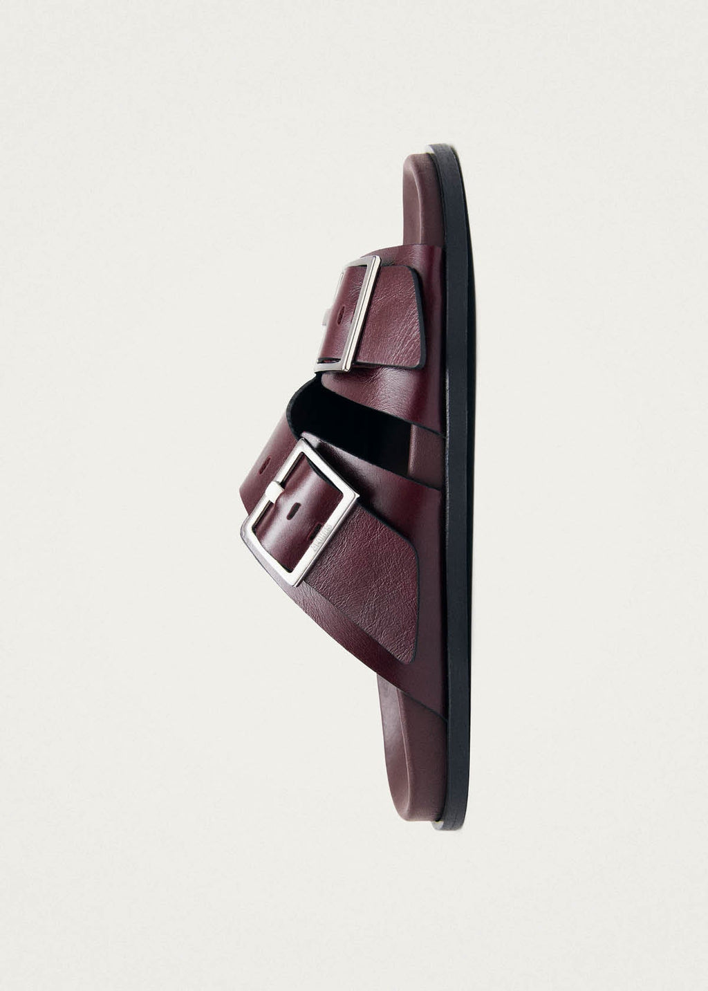 Alba Rift Burgundy Leather Sandals