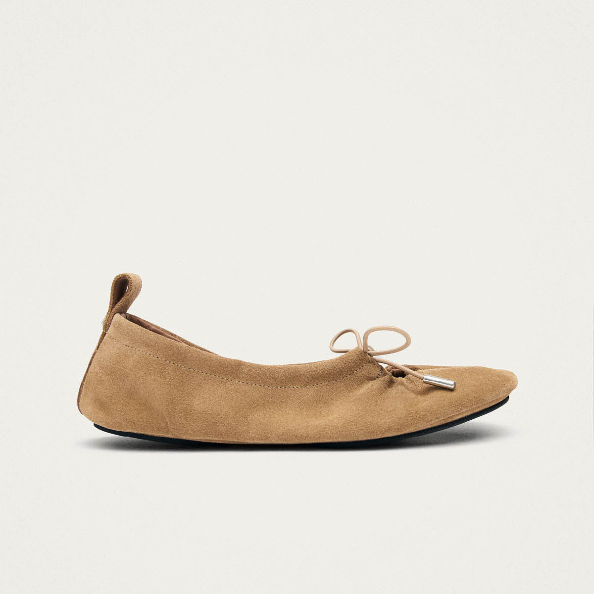 Rosalind Barefoot Suede Sand Leather Ballet Flats