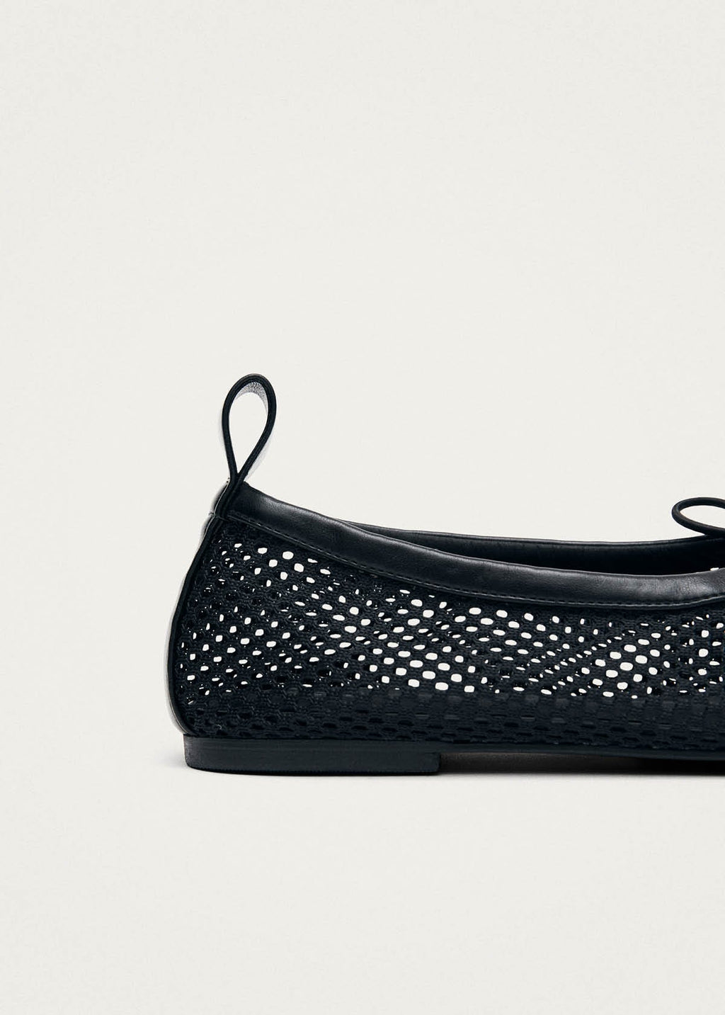 Rosalind Mesh Black Ballet Flats