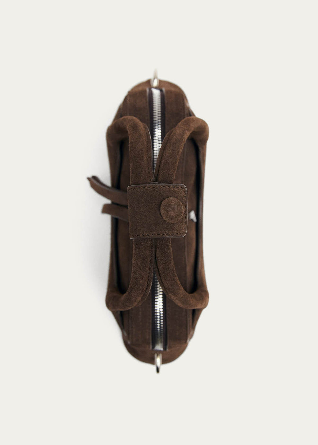 Hilma Mini Suede Brown Leather Bag