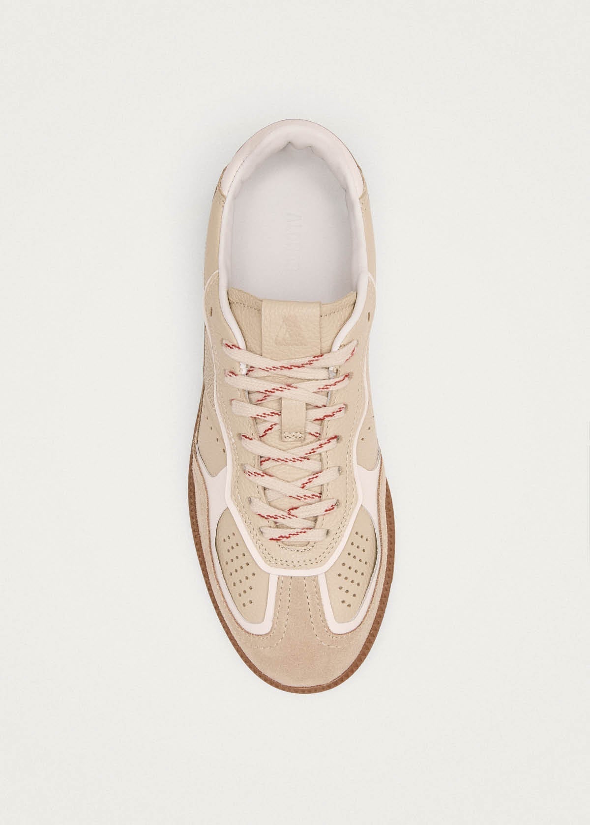 Tb.490 Rife Grain Cream Leather Sneakers