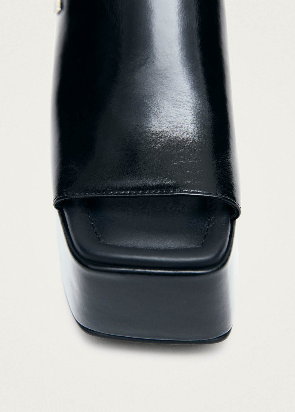 Vale Patent Black Leather Sandals