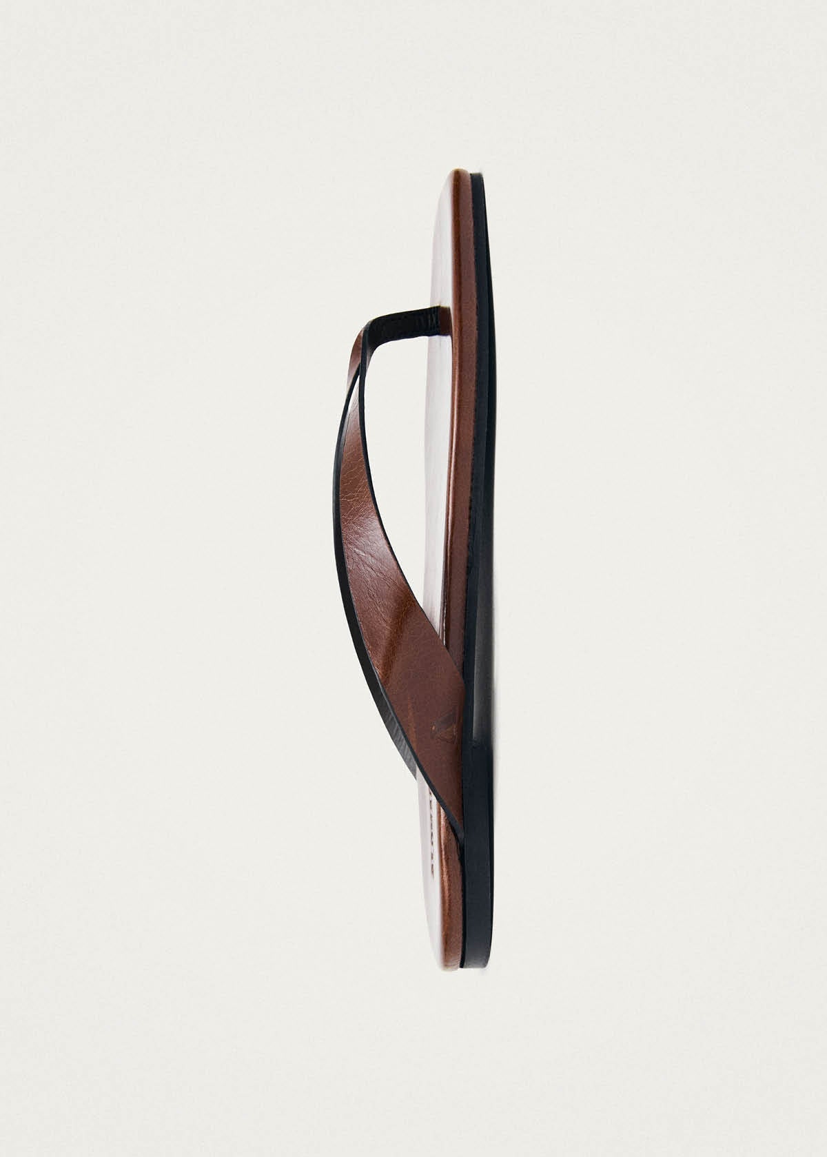 Ola Rift Brown Leather Sandals