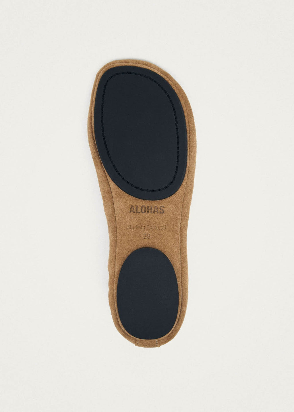 Rosalind Barefoot Suede Sand Leather Ballet Flats