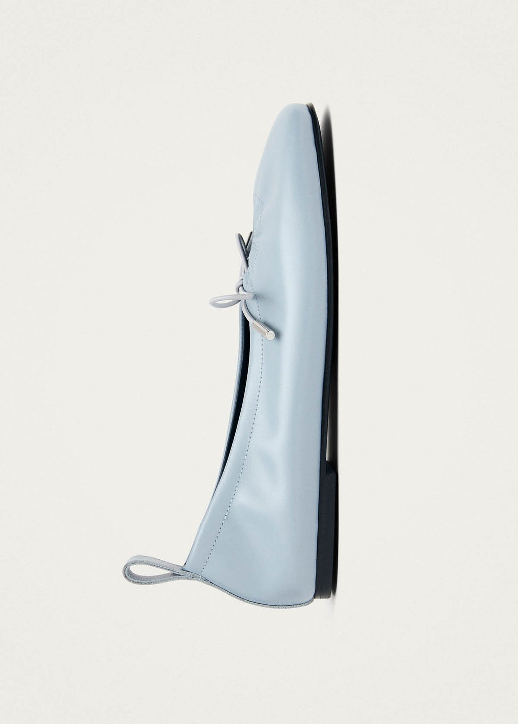 Rosalind Blue Leather Ballet Flats