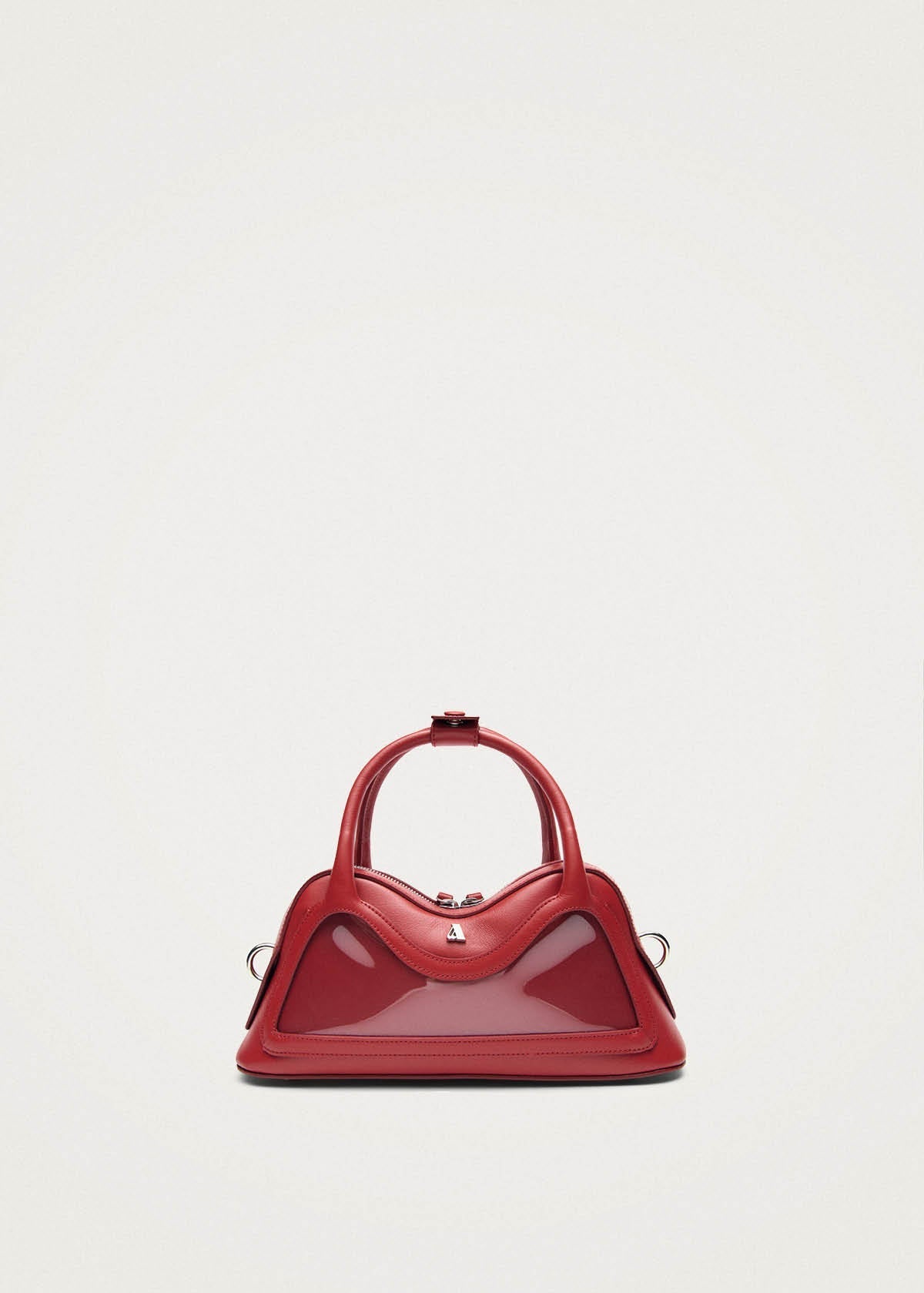 Hilma Mini Vinyl Red Leather Bag