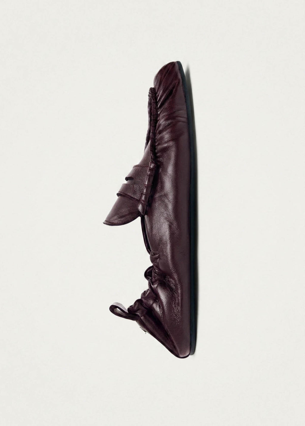 Sage Burgundy Leather Loafers