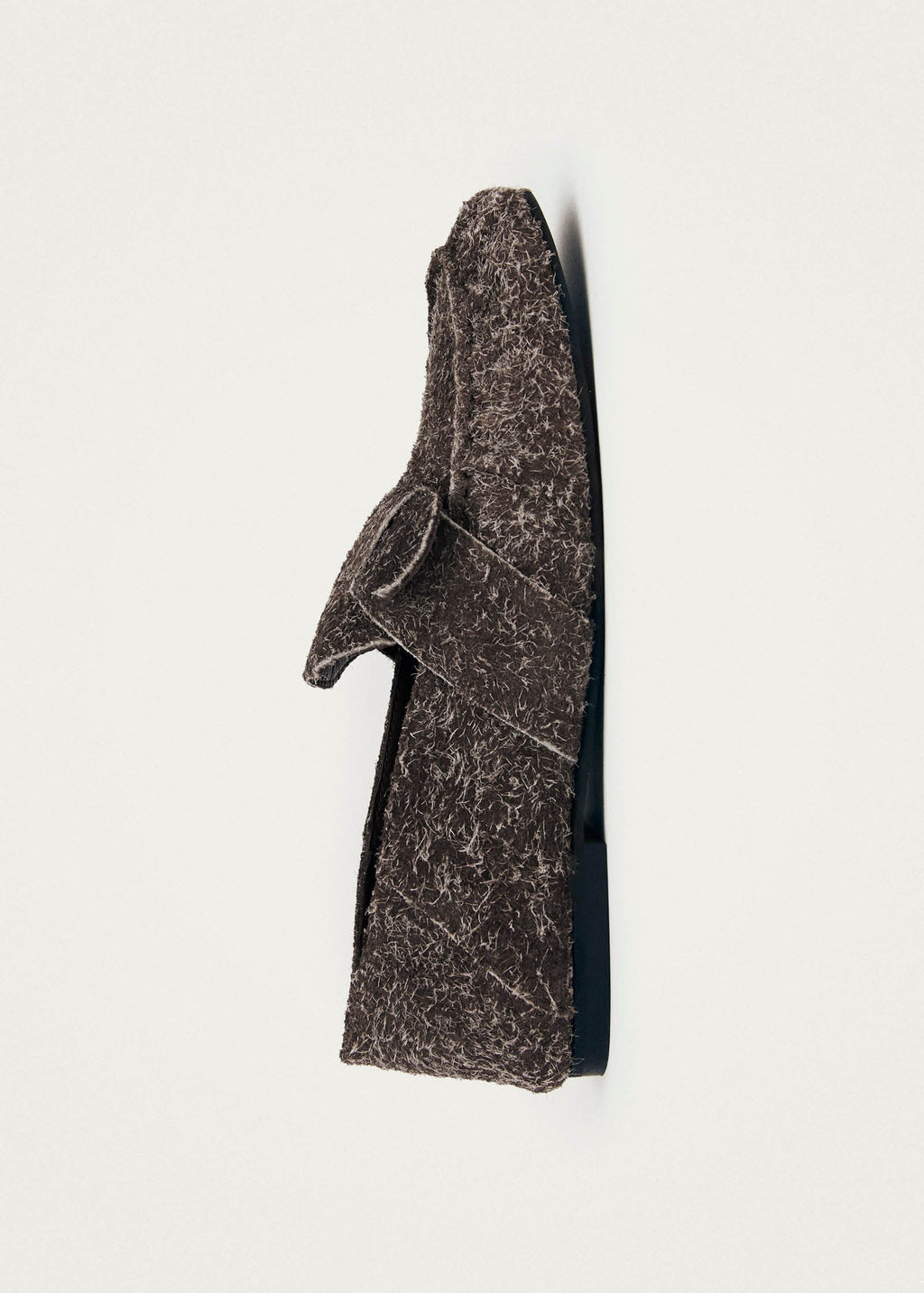 Aeryn Suede Fuzzy Brown Leather Loafers