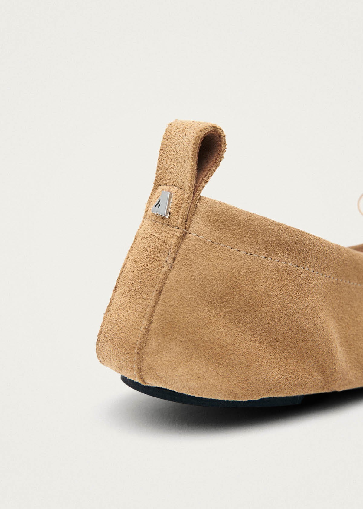 Rosalind Barefoot Suede Sand Leather Ballet Flats
