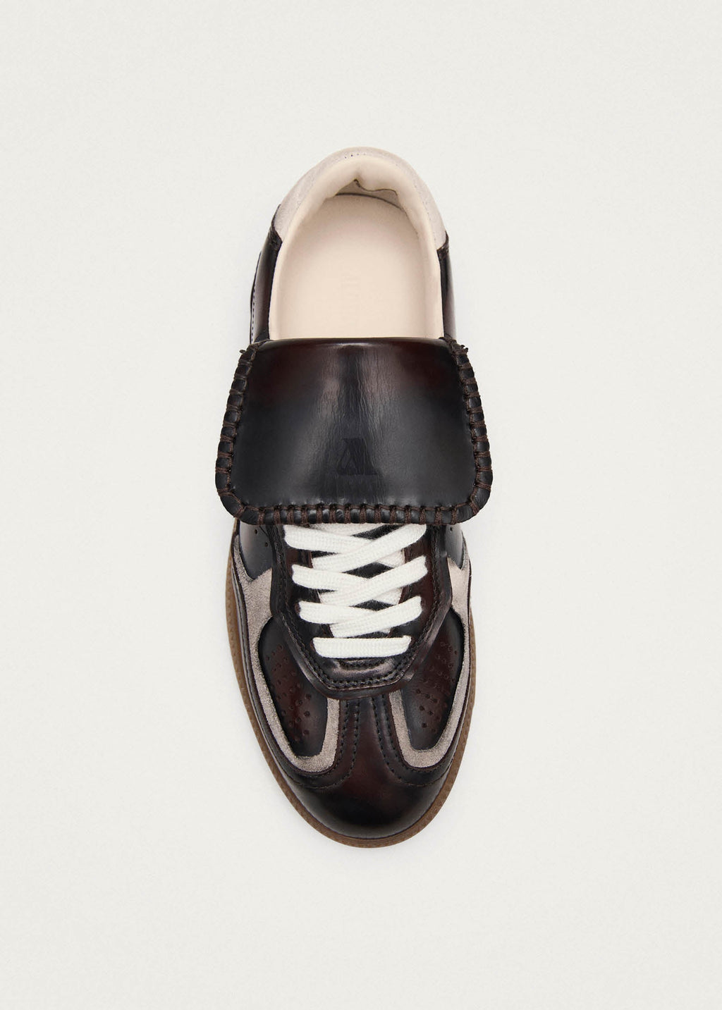 Tb.490 Club Brushed Dark Chocolate Leather Sneakers