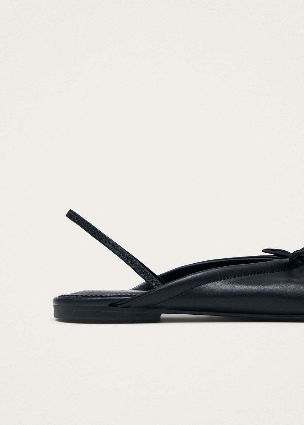 Oli Black Leather Ballet Flats