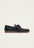 Rowan Sporty Vintage Effect Brown Leather Loafers