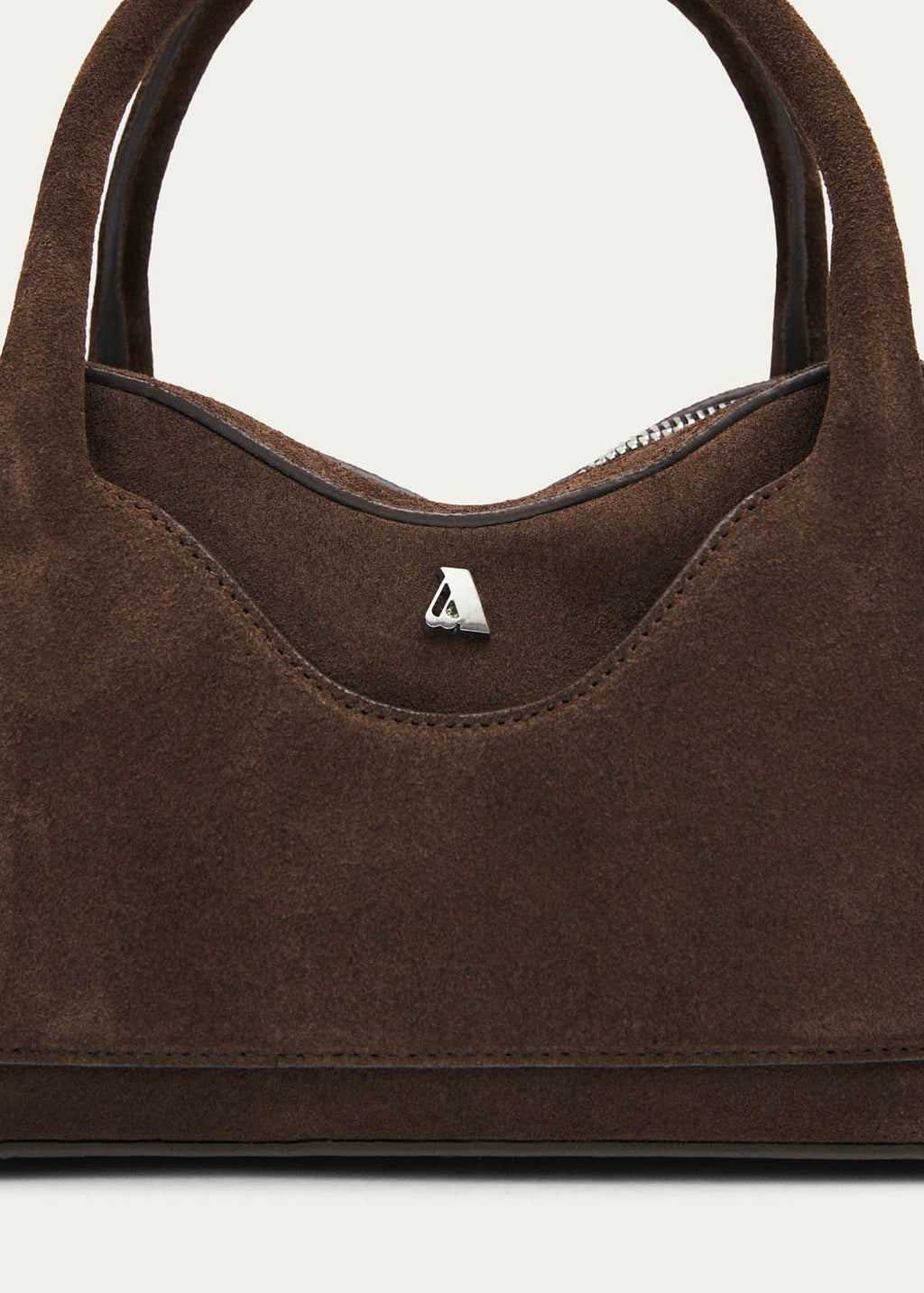 Hilma Mini Suede Brown Leather Bag