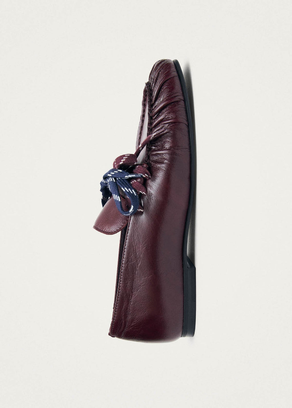 Aven Lace Rift Burgundy Leather Loafers