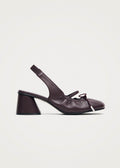 Marly Burgundy Leather Pumps