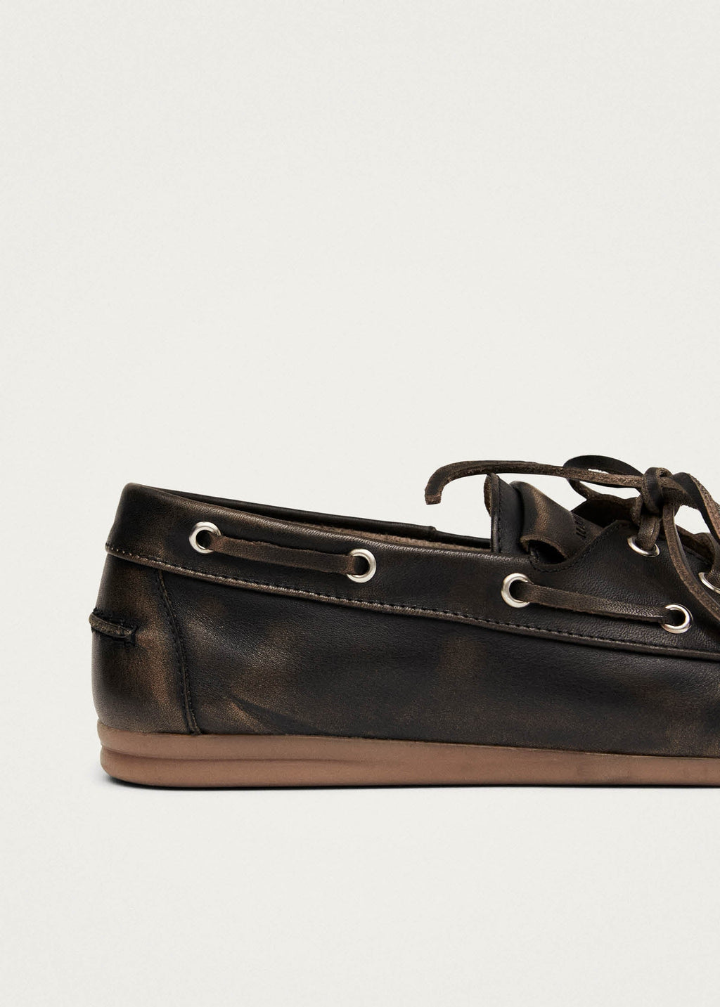 Rowan Vintage Effect Brown Leather Loafers