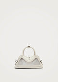 Hilma Mini Vinyl White Leather Bag