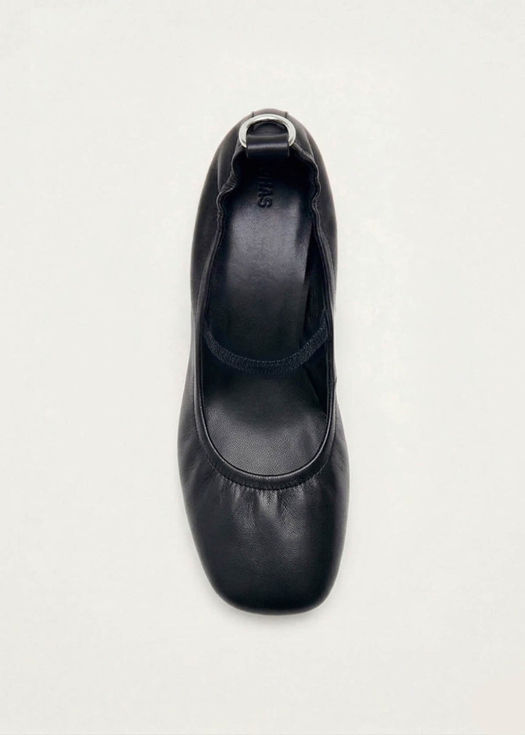 Rhiane Black Leather Pumps
