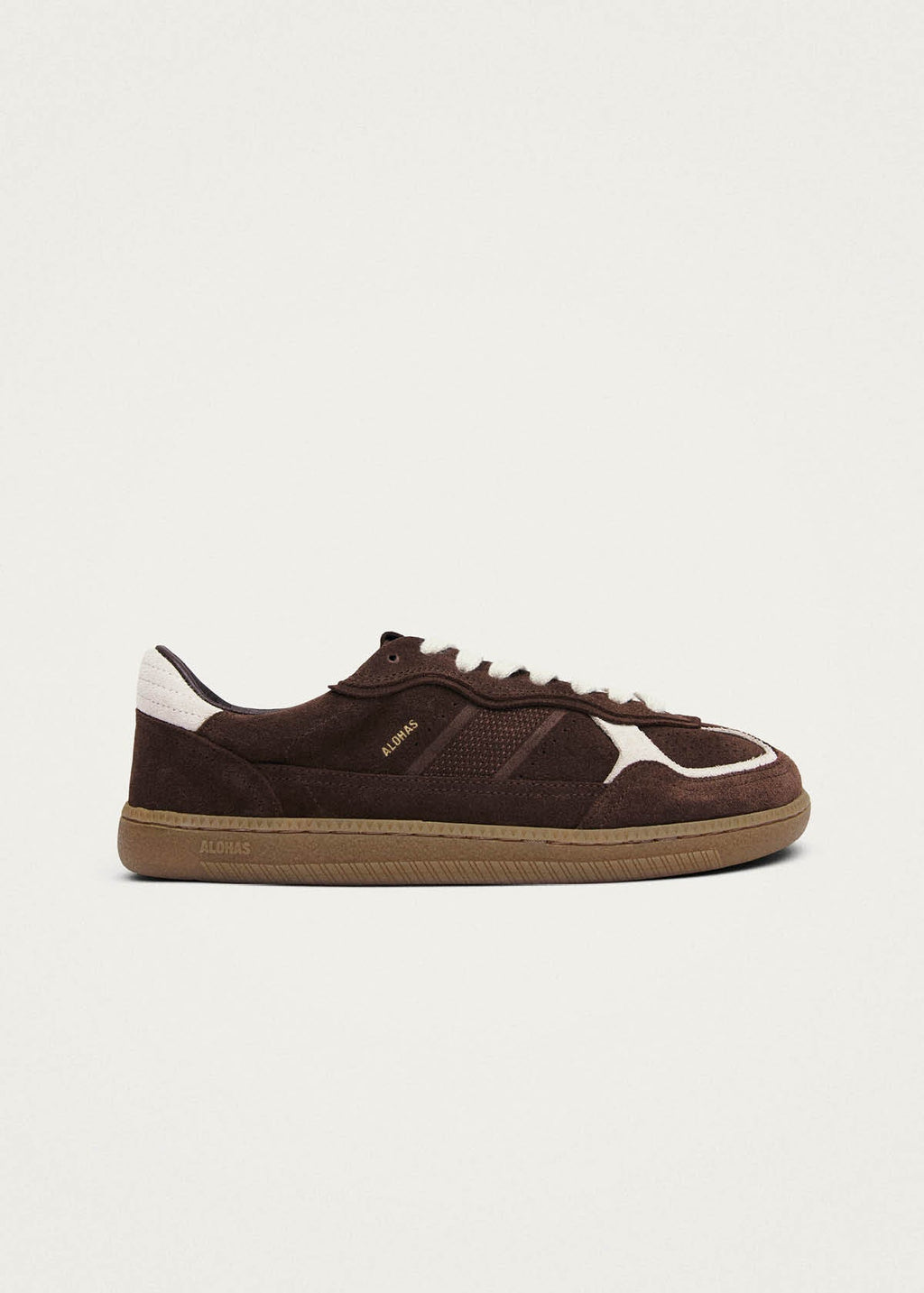 Tb.00 Barefoot Rife Cocoa & Off White Leather Sneakers