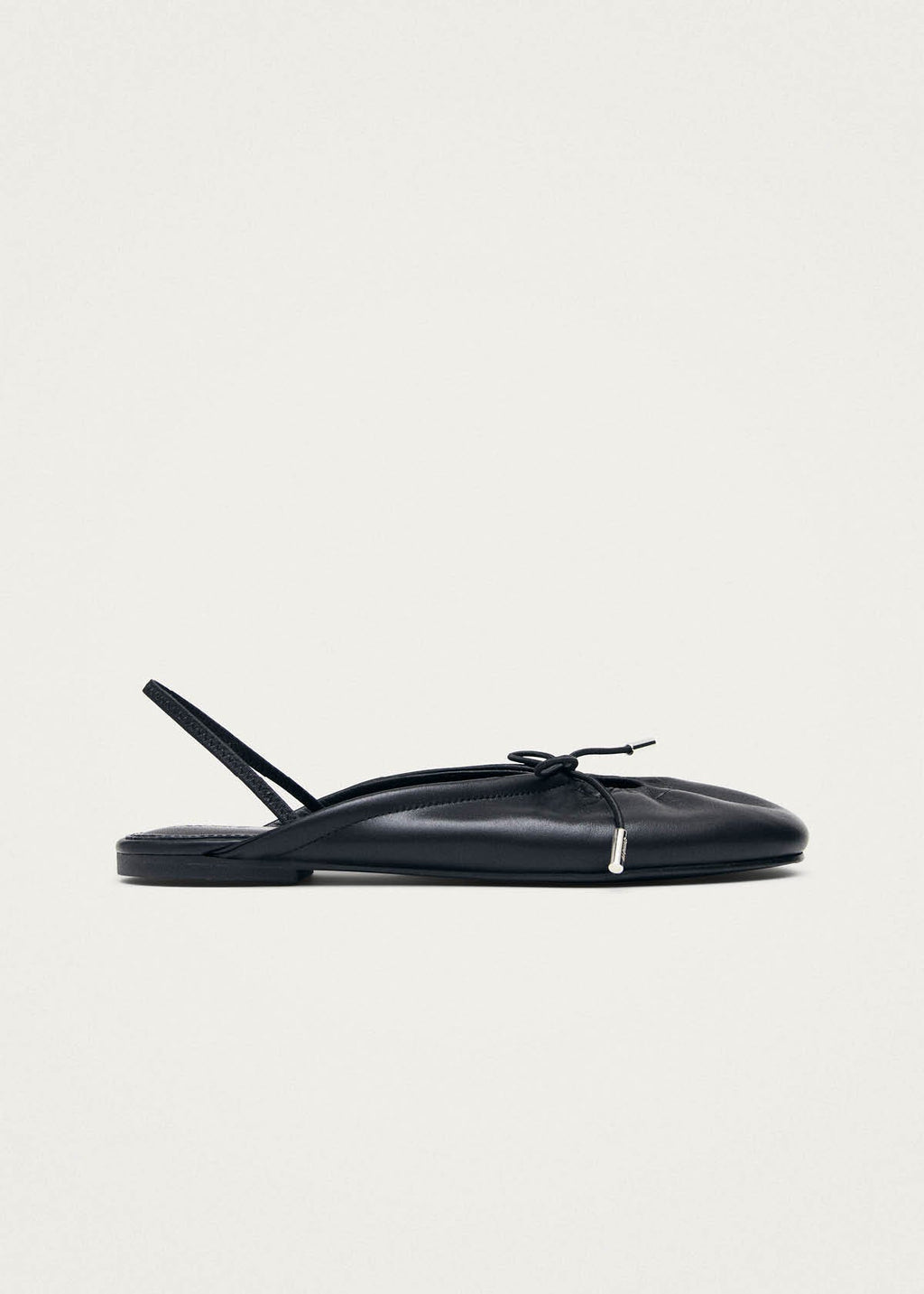 Oli Black Leather Ballet Flats