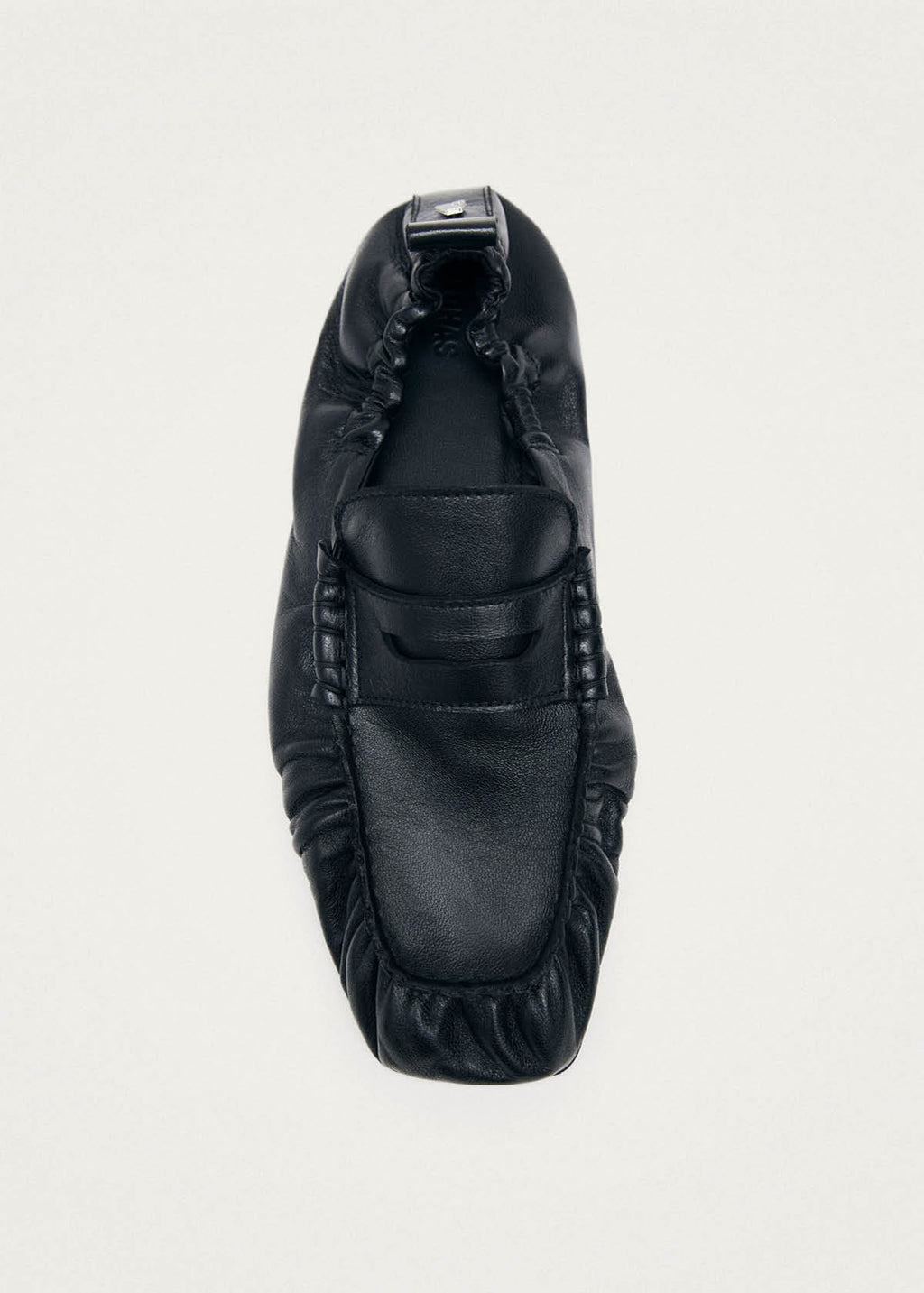 Sage Black Leather Loafers