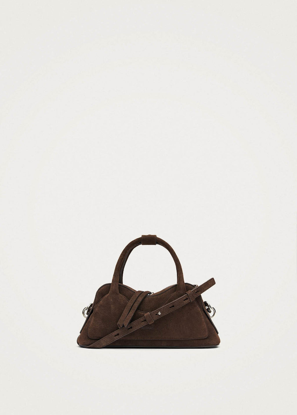Hilma Mini Suede Brown Leather Bag