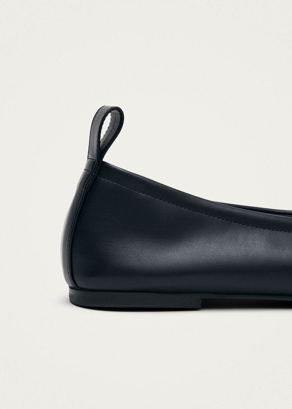 Rosalind Black Vegan Leather Ballet Flats