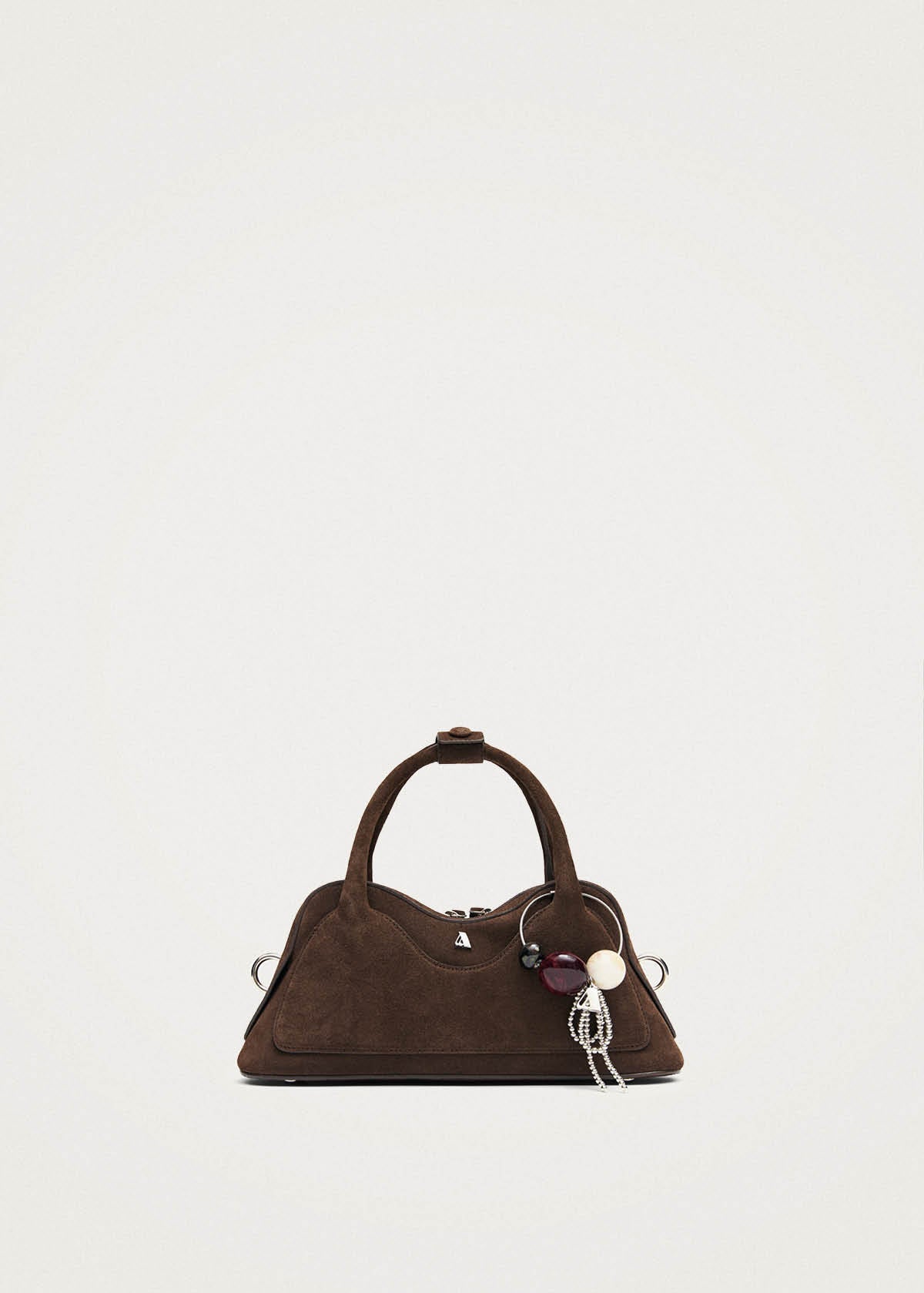 Hilma Mini Suede Brown Leather Bag